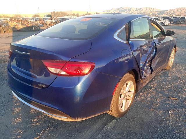 Photo 4 from auction – 2016 CHRYSLER 200 LIMITE with VIN 1C3CCCAB5GN109545