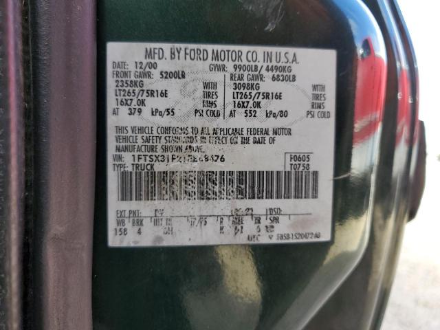 Photo 10 from auction – 2001 FORD SUPER DUTY with VIN 1FTSX31F21EB68476