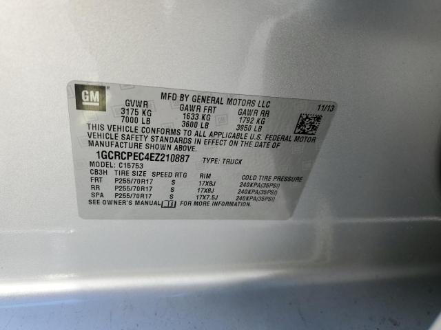 Photo 10 from auction – 2014 CHEVROLET SILVERADO with VIN 1GCRCPEC4EZ210887