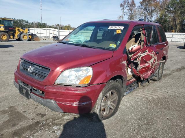 HONDA PILOT EXL 2004 مع رقم تعريف المركبة 2HKYF18504H613784 - صورة من المزاد