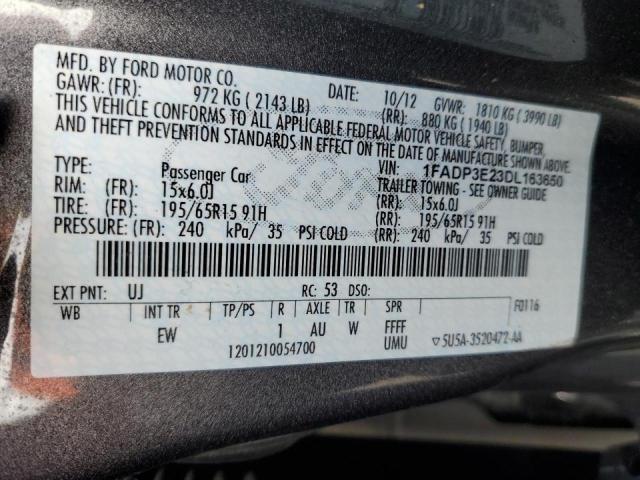 Photo 10 from auction – 2013 FORD FOCUS S with VIN 1FADP3E23DL163650