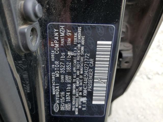 Photo 10 from auction – 2017 HYUNDAI ACCENT SE with VIN KMHCT4AE5HU271772