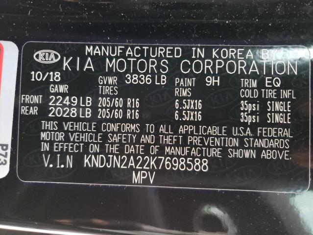 Photo 10 from auction – 2019 KIA SOUL with VIN KNDJN2A22K7698588