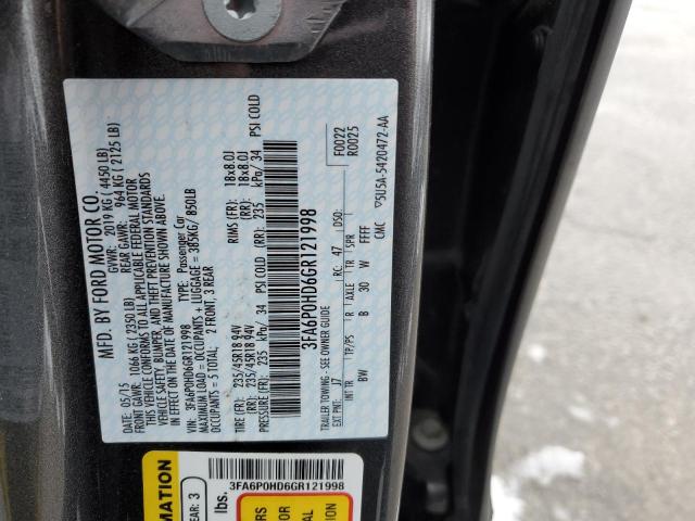 Photo 10 from auction – 2016 FORD FUSION SE with VIN 3FA6P0HD6GR121998