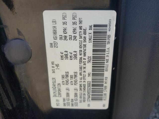 Photo 10 from auction – 2005 DODGE DAKOTA SLT with VIN 1D7HW42N55S236663