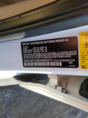 Photo 10 from auction – 2013 BMW X1 SDRIVE2 with VIN WBAVM1C56DVW43272