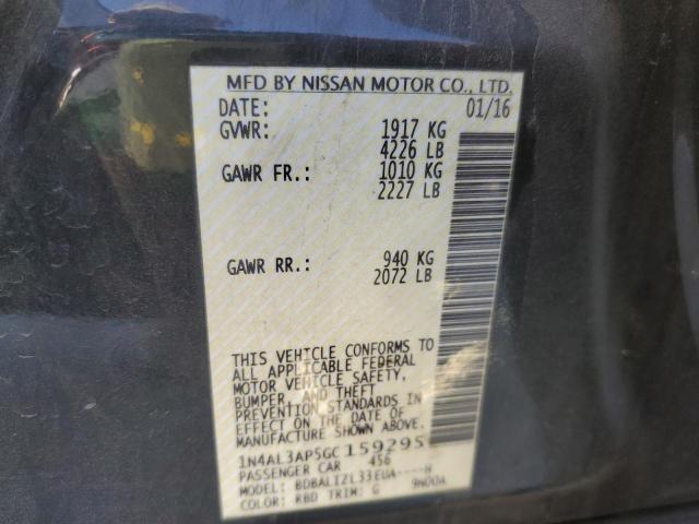 Photo 10 from auction – 2016 NISSAN ALTIMA 2.5 with VIN 1N4AL3AP5GC159295