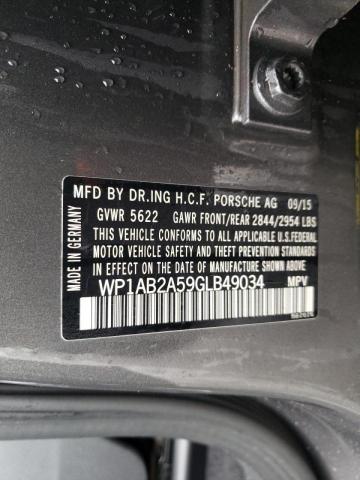 Photo 10 from auction – 2016 PORSCHE MACAN S with VIN WP1AB2A59GLB49034