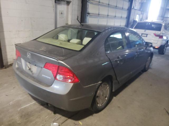 Photo 4 from auction – 2008 HONDA CIVIC HYBR with VIN JHMFA36208S011693