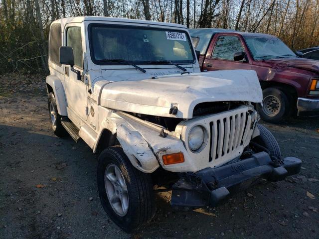 JEEP WRANGLER / 2000 with VIN 1J4FA59S0YP714054 - Photo from auction