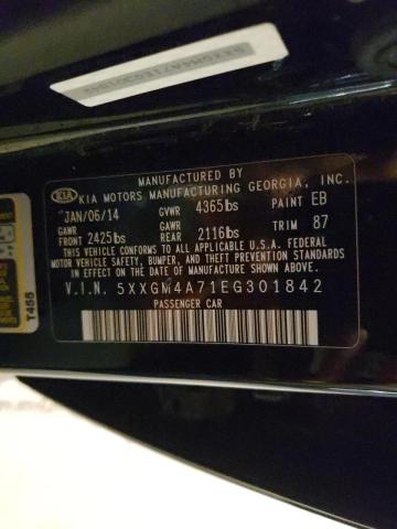 Photo 10 from auction – 2014 KIA OPTIMA LX with VIN 5XXGM4A71EG301842