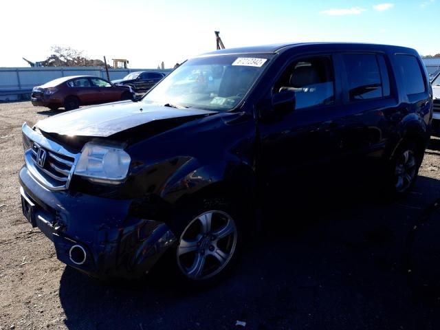 HONDA PILOT EXLN 2012 with VIN 5FNYF4H77CB040527 - Photo from auction