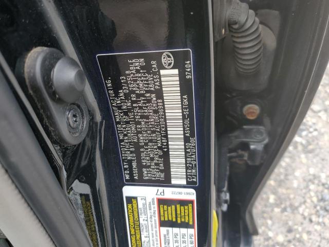 Photo 10 from auction – 2013 TOYOTA CAMRY L with VIN 4T4BF1FKXDR296988