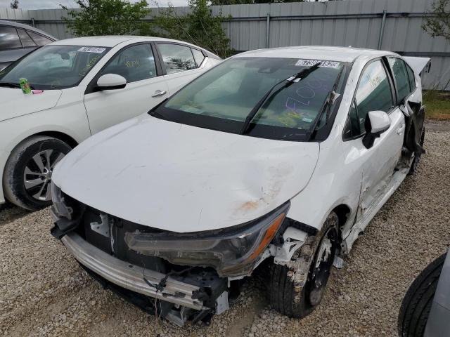 TOYOTA COROLLA LE 2021 with VIN 5YFEPMAEXMP185379 - Photo from auction