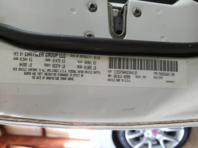 Photo 10 from auction – 2013 DODGE DART SXT with VIN 1C3CDFBA4DD344122
