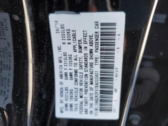 Photo 10 from auction – 2014 HONDA ACCORD SPO with VIN 1HGCR2F57EA200801