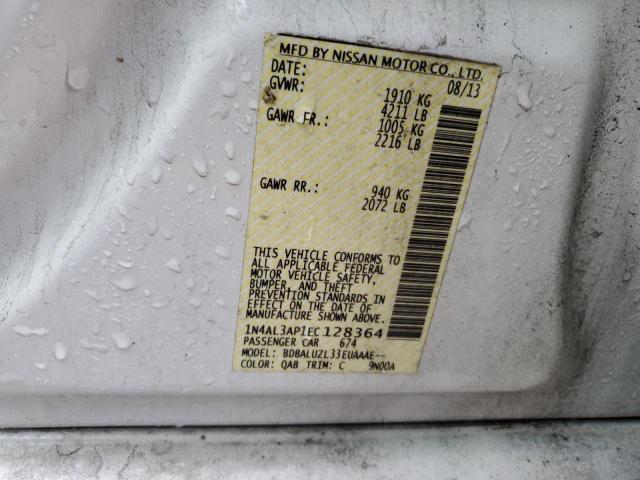 Photo 10 from auction – 2014 NISSAN ALTIMA 2.5 with VIN 1N4AL3AP1EC128364