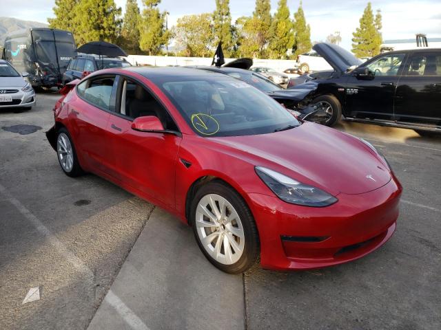 Photo 4 from auction – 2022 TESLA MODEL 3 with VIN 5YJ3E1EA6NF145705
