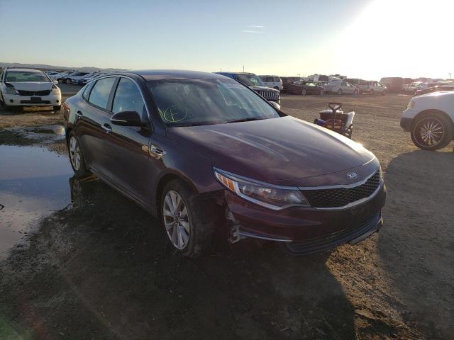 KIA OPTIMA LX 2017 with VIN 5XXGT4L33HG141349 - Photo from auction