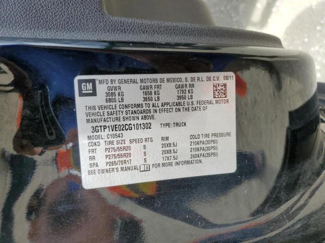 Photo 10 from auction – 2012 GMC SIERRA C15 with VIN 3GTP1VE02CG101302