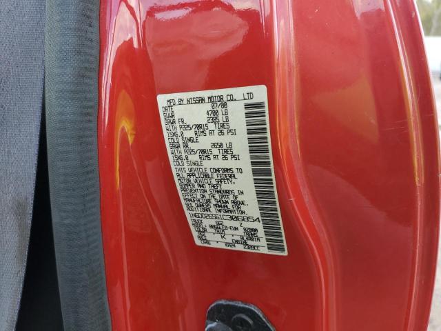 Photo 10 from auction – 2001 NISSAN FRONTIER K with VIN 1N6DD26S61C306854