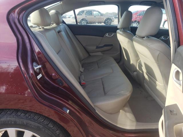 Photo 10 from auction – 2012 HONDA CIVIC EXL with VIN 19XFB2F91CE026947