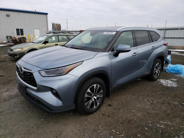 TOYOTA HIGHLANDER 2021 with VIN 5TDGBRCH4MS014985 - Photo from auction