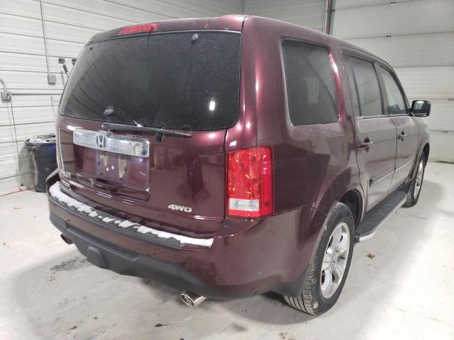 Photo 4 from auction – 2014 HONDA PILOT EXL with VIN 5FNYF4H68EB026565