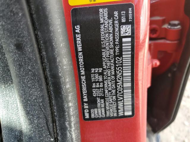 Photo 10 from auction – 2021 MINI COOPER S C with VIN WMWLV7C05M2N55102