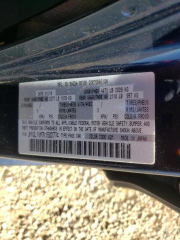 Photo 10 from auction – 2019 MAZDA 6 TOURING with VIN JM1GL1VM7K1500774