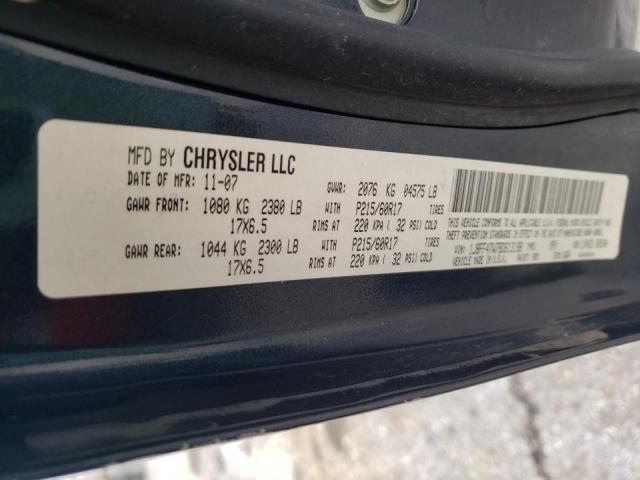 Photo 10 from auction – 2008 JEEP COMPASS SP with VIN 1J8FF47W78D613188