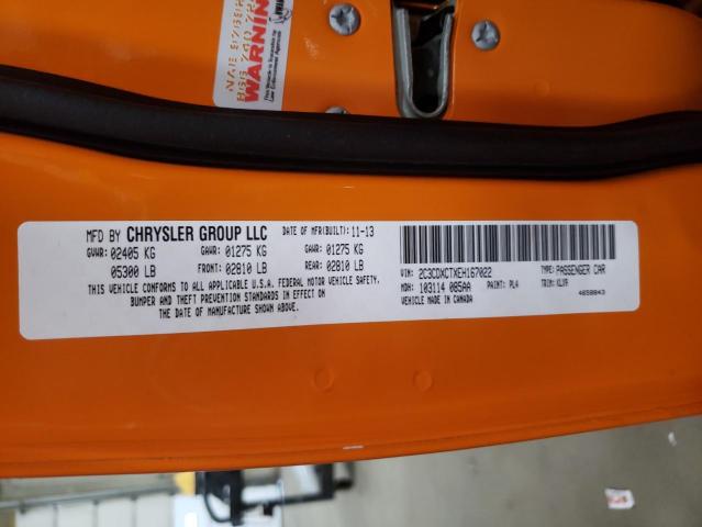 Photo 10 from auction – 2014 DODGE CHARGER R/ with VIN 2C3CDXCTXEH167022