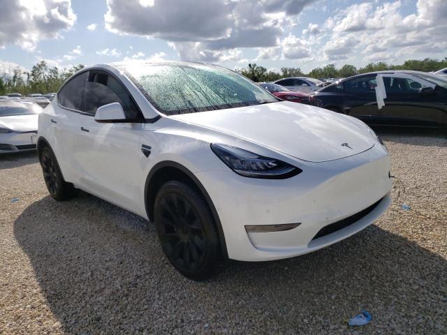 TESLA MODEL Y 2021 with VIN 5YJYGDEE9MF183450 - Photo from auction