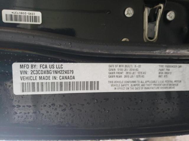 Photo 10 from auction – 2022 DODGE CHARGER SX with VIN 2C3CDXBG1NH224079