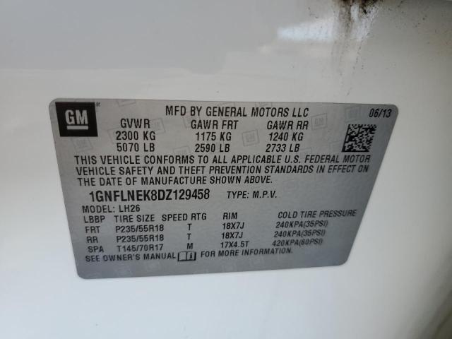 Photo 10 from auction – 2013 CHEVROLET EQUINOX LT with VIN 1GNFLNEK8DZ129458