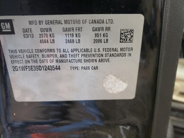 Photo 10 from auction – 2013 CHEVROLET IMPALA LS with VIN 2G1WF5E39D1243544