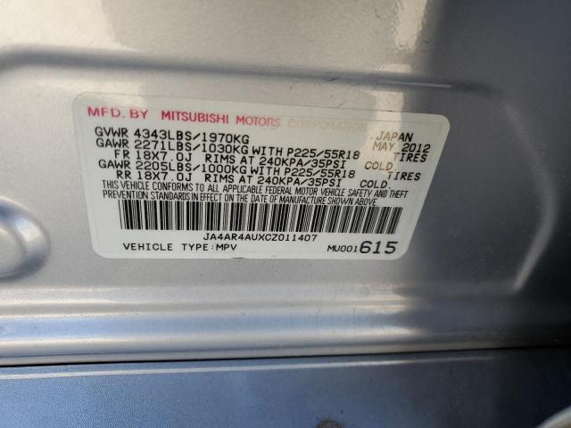 Photo 10 from auction – 2012 MITSUBISHI OUTLANDER with VIN JA4AR4AUXCZ011407