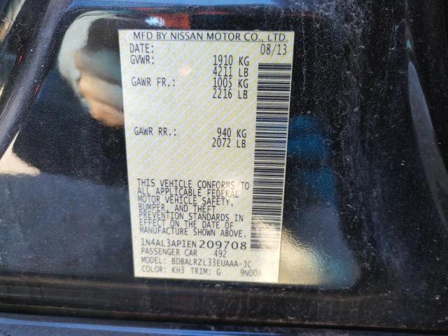 Photo 10 from auction – 2014 NISSAN ALTIMA 2.5 with VIN 1N4AL3AP1EN209708