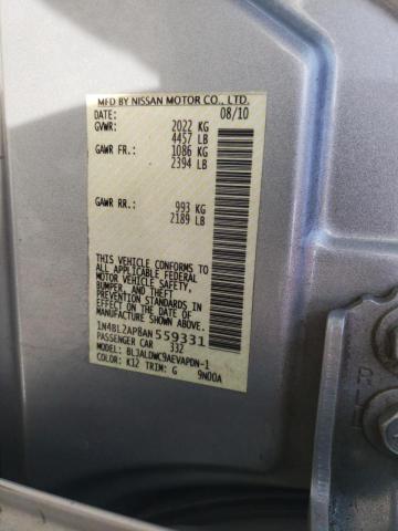 Zdjęcie 10 z aukcji – 2010 NISSAN ALTIMA SR z VIN 1N4BL2AP8AN559331