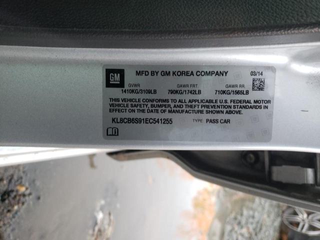 Photo 10 from auction – 2014 CHEVROLET SPARK LS with VIN KL8CB6S91EC541255