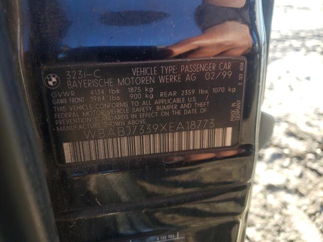 Photo 10 from auction – 1999 BMW 323 IC with VIN WBABJ7339XEA18773