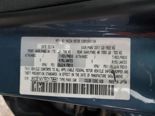 Photo 10 from auction – 2014 MAZDA MAZDA2 SPO with VIN JM1DE1KY7E0179561