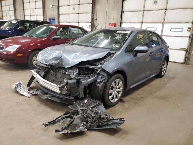 Photo 2 from auction – 2021 TOYOTA COROLLA LE with VIN 5YFEPMAEXMP185785
