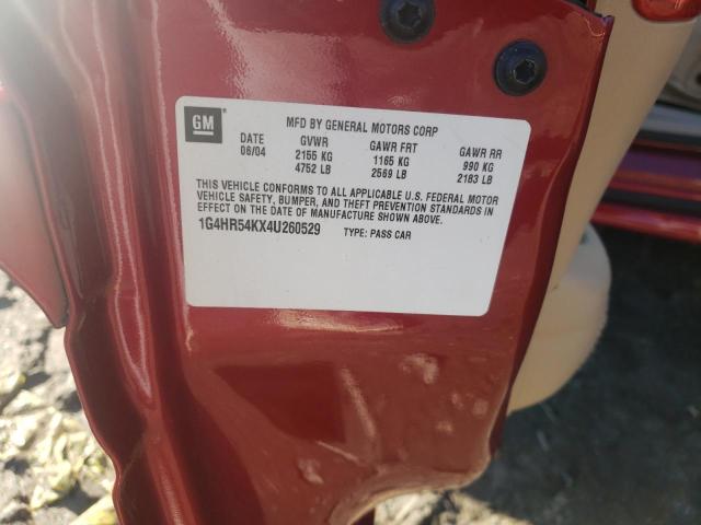 Photo 10 from auction – 2004 BUICK LESABRE LI with VIN 1G4HR54KX4U260529
