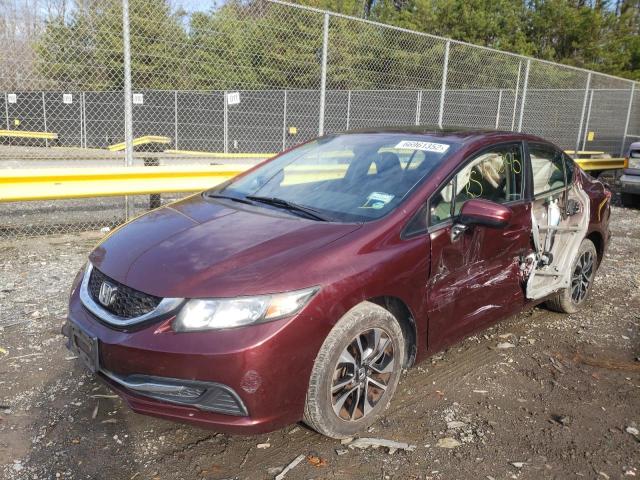 Photo 2 from auction – 2014 HONDA CIVIC EX with VIN 19XFB2F82EE249539