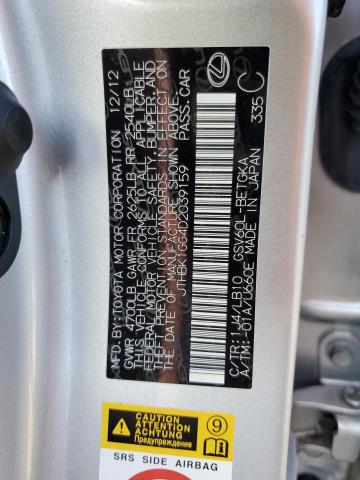 Photo 10 from auction – 2013 LEXUS ES 350 with VIN JTHBK1GG4D2039159