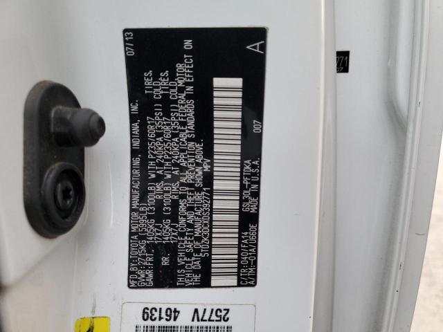 Photo 14 from auction – 2013 TOYOTA SIENNA with VIN 5TDZK3DCXDS392771