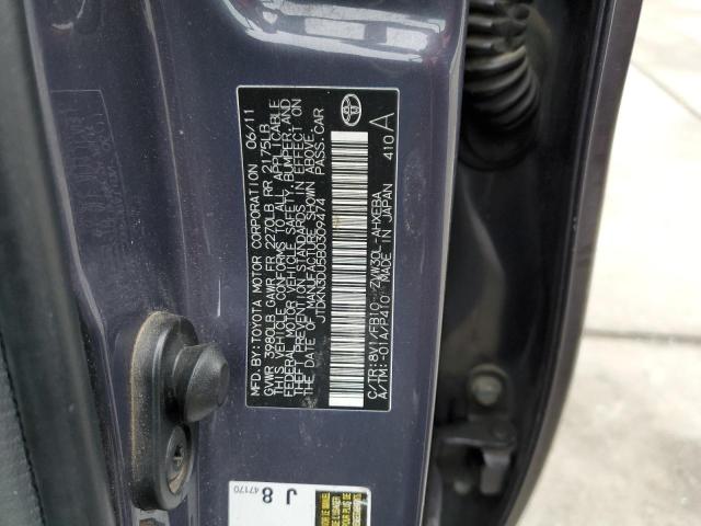 Photo 10 from auction – 2011 TOYOTA PRIUS with VIN JTDKN3DU5B0309474