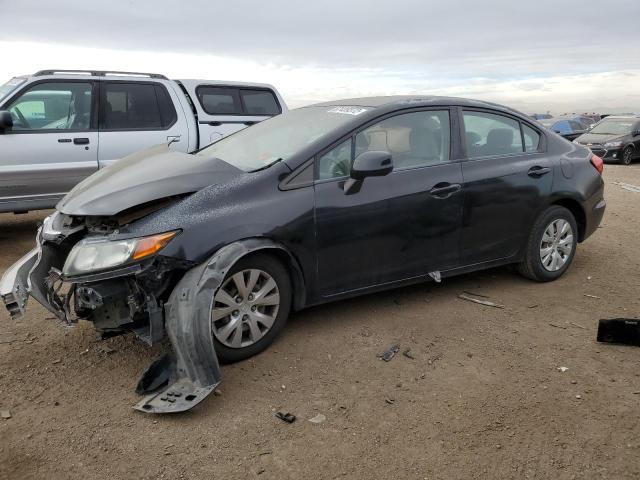 HONDA CIVIC LX 2012 with VIN 2HGFB2F55CH595156 - Photo from auction