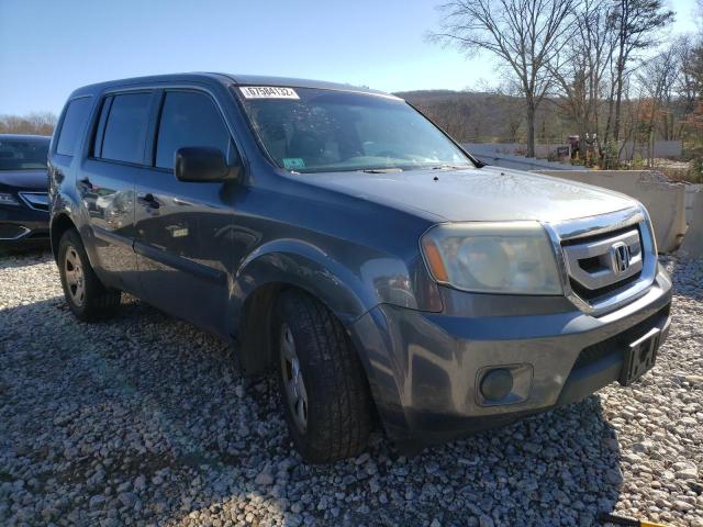 HONDA PILOT LX 2011 with VIN 5FNYF4H2XBB039195 - Photo from auction